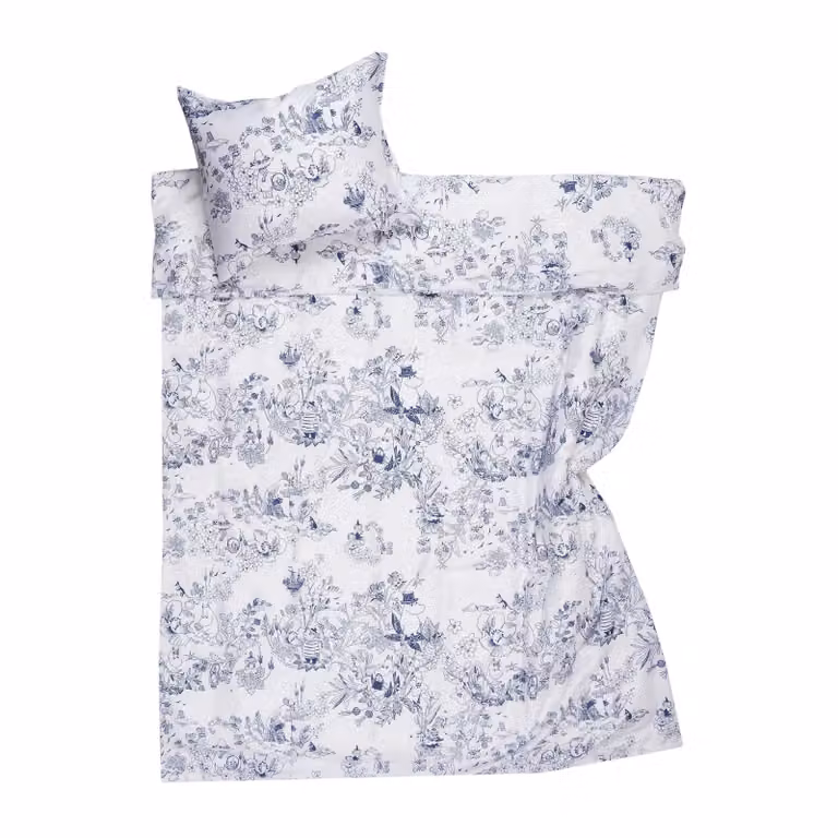 Moomin Arabia Mumin Haru dekbedovertrekset Blauw, 150 x 210 cm