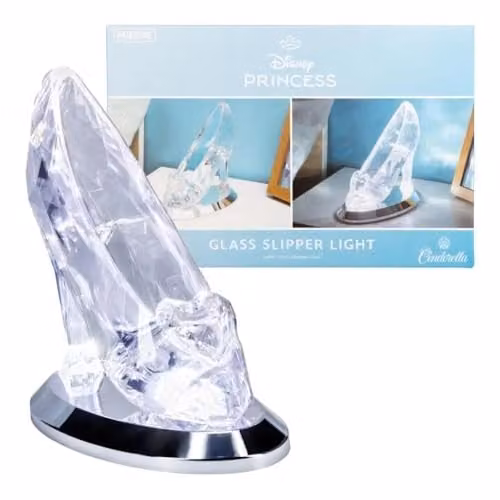 Paladone Disney Assepoester Glazen Slipper Nachtlampje met Magical Glow Mode