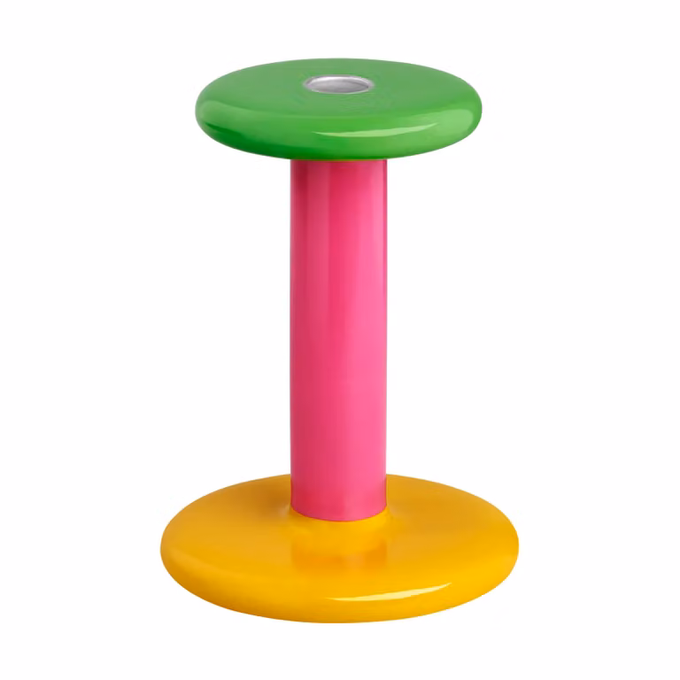Hem Pesa kandelaar Medium 18 cm Green-magenta-honey yellow