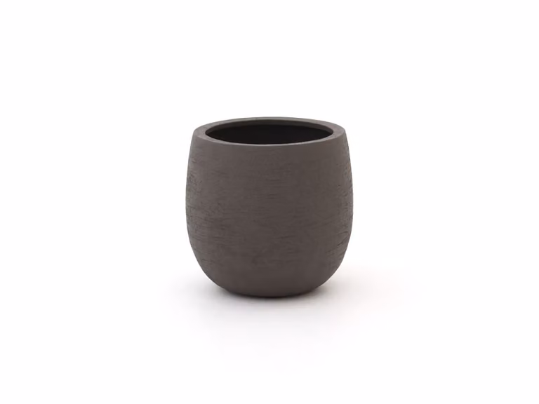 Bloempot Luca Lifestyle Terreno Taupe Kunststof ø42cm