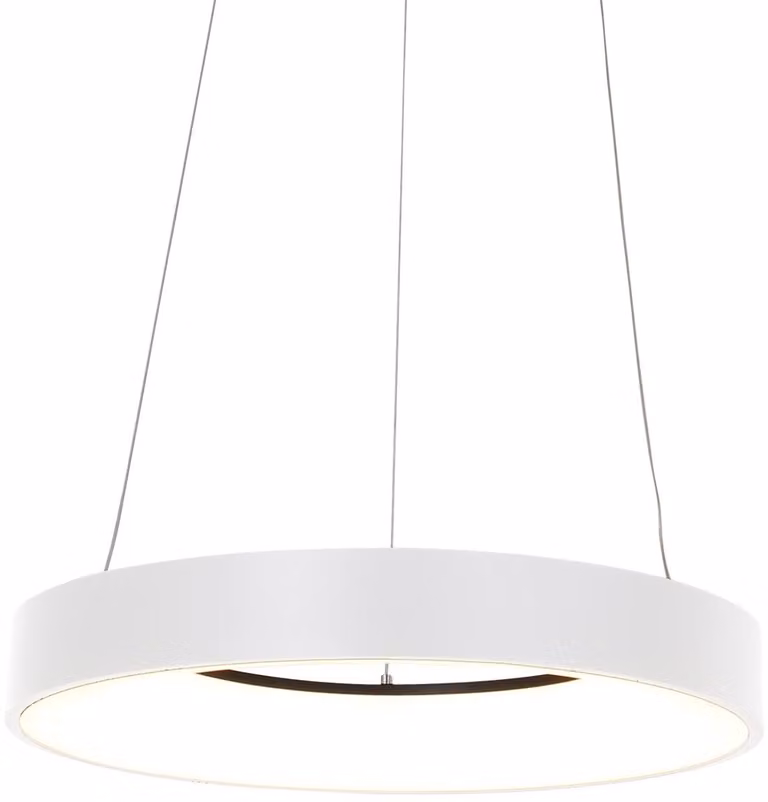 Steinhauer Ringlede LED hanglamp wit modern rond met verstelbare hoogte