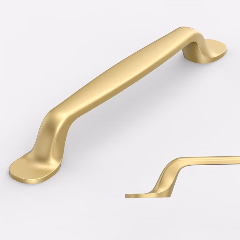 10x Gouden Kastgrepen en Ladeknoppen - Zink-Alloy Handgrepen voor Keukenkastjes en Garderobes