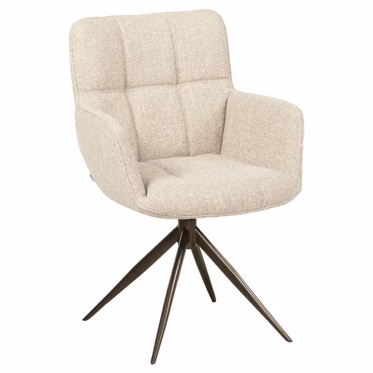 Eetkamerstoel Bailey Natural van Budget Home Store