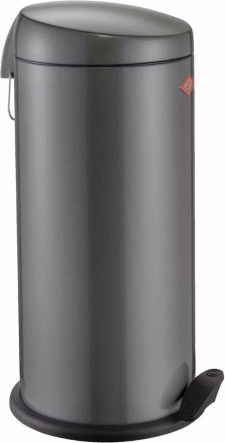 Wesco Capboy Maxi klassieke trapafvalbak, grafiet met poedercoating