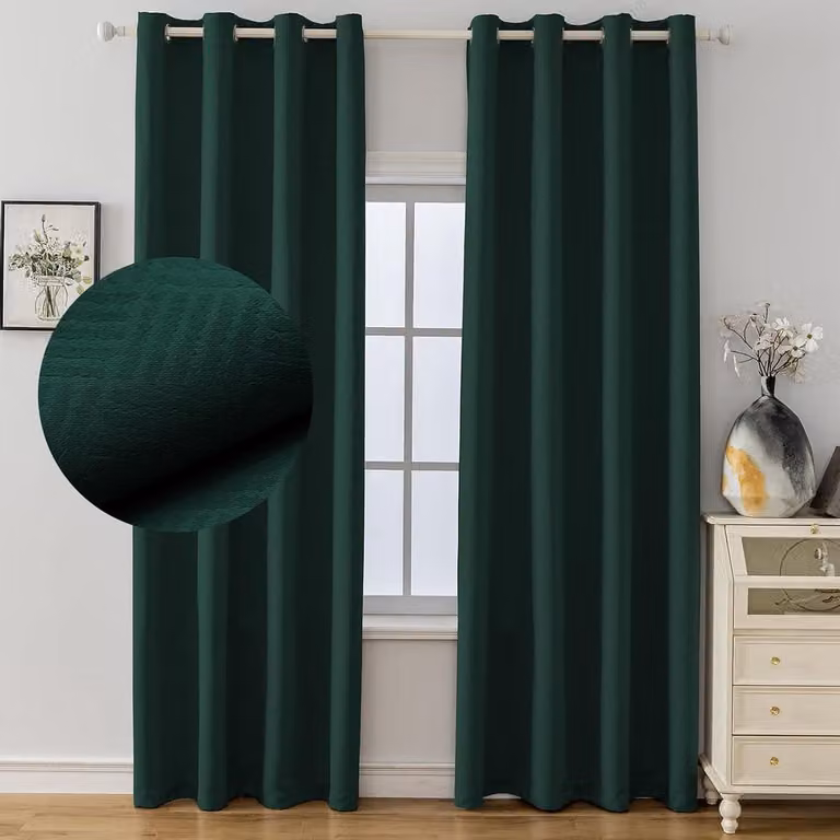 Verduisterende Gordijnen - Isolerende Raambekleding - Groen - 140 x 225 cm