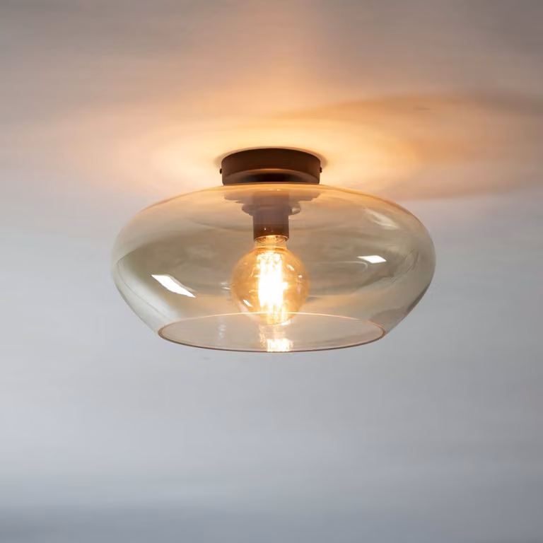 Lyora Elevate Glazen Plafondlamp - Amber - Ø 40 cm
