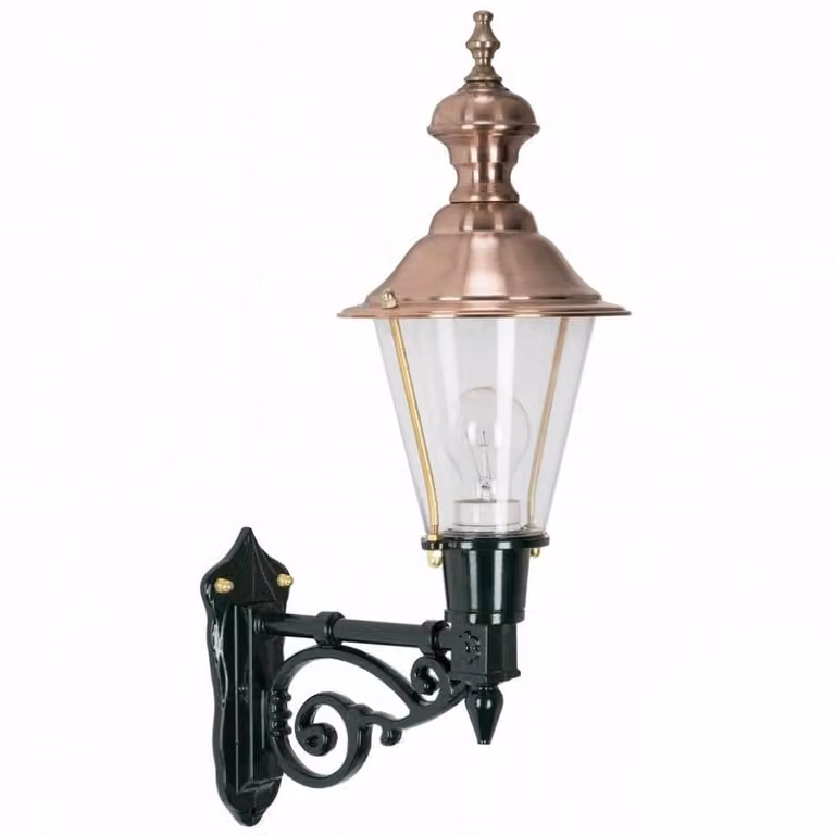KS Verlichting Wandlamp Edam Nostalgie - Zwart