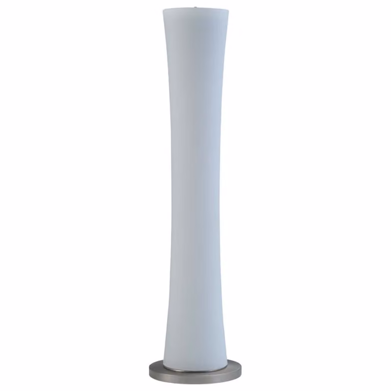 Masterlight Vloerlamp Terra 122 Nikkel Mat Zilver en Wit