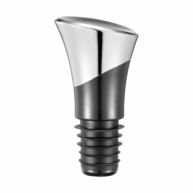Dorre Bliss flesafsluiter Chroom-zwart