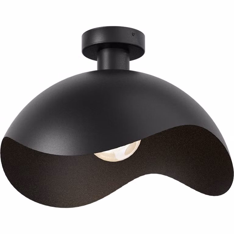 Masterlight Volta Design Plafondlamp - Zwart - Ø 40 cm