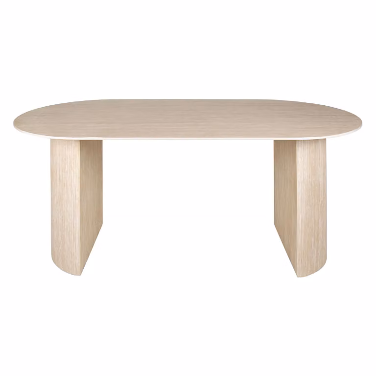 Nest of Nora Eettafel Nino - Ovaal - Keramiek Travertin - 180 cm
