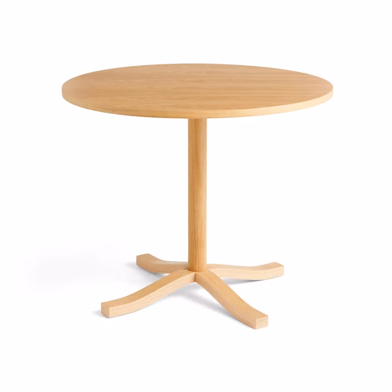 HAY Pastis Ronde Eettafel Ø90 cm in Gelakt Eiken