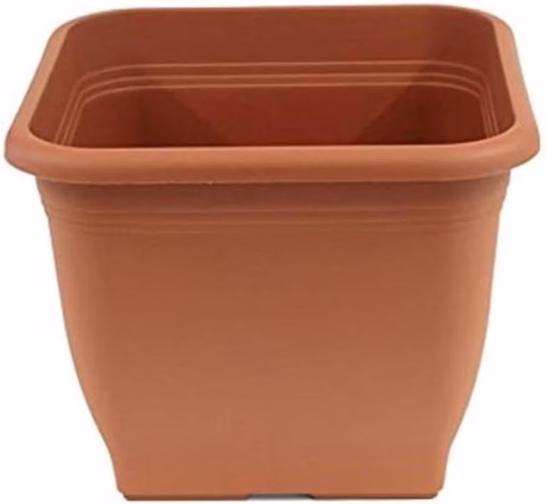 Plantenbak Vierkant Terracotta - Vorstbestendige en UV-bestendige Bloempot voor Buiten - 40 x 40 cm