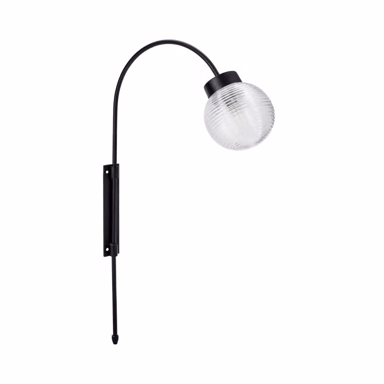 House Doctor Gaia wandlamp zwart en transparant