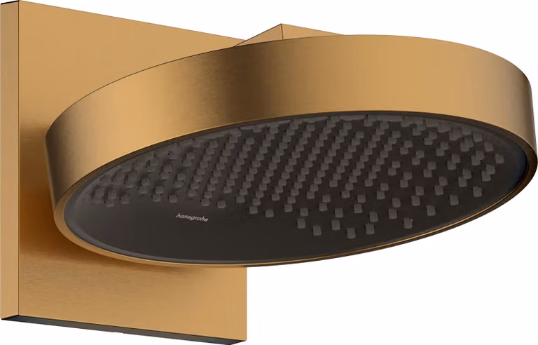 Hansgrohe Rainfinity douchekop 250 1jet EcoSmart met wandmontage, geborsteld brons
