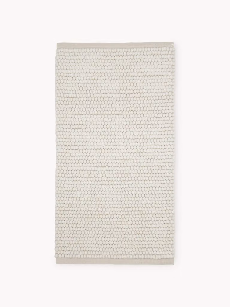 Westwing Collection Handgeweven wollen vloerkleed Pebble