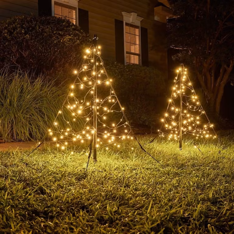 Fairybell Duo lichtboom met 120 warm witte ledlampjes, 100 cm