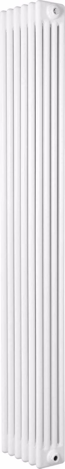 Monster Shop Radiator met buizen – 4 kolommen – Breedte: 180 cm, Hoogte: 29 cm – Wit