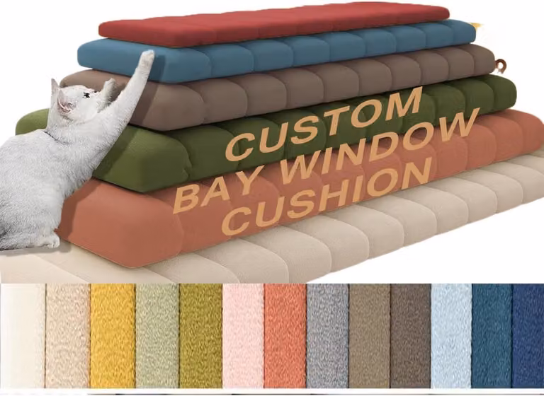 Stoelkussens Teddy Fluweel Beige - Comfortabel Zitkussen met Waterdichte Hoes en Antislip - B/D/H: 200 x 40 x 11,5 cm