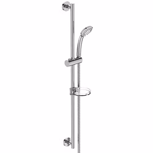 Ideal Standard IDEALRAIN S3 doucheset met 3-functies handdouche, 90 cm stang en 1750 mm slang, verchroomd