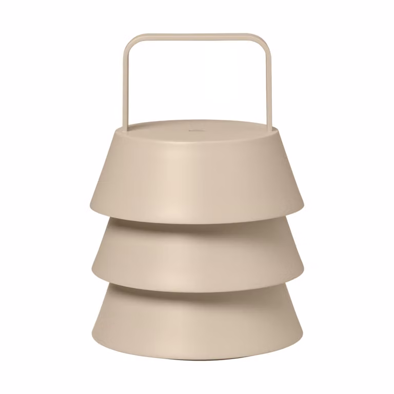 Ferm LIVING Luver draagbare tafellamp Cashmere beige
