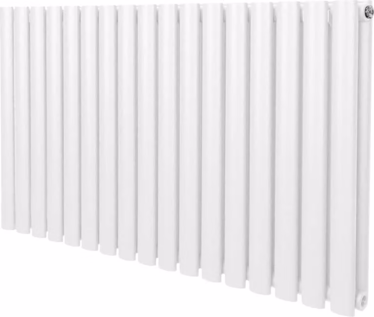 Monster Shop Ovaalvormige radiator - Wit - B: 60 cm, H: 102 cm