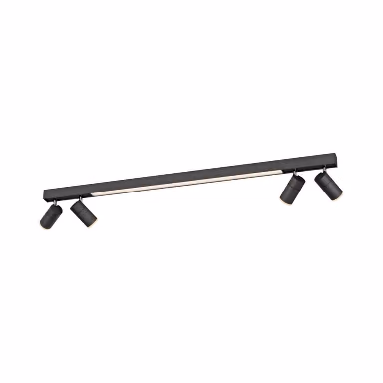 Paul Neuhaus Pure Lines Spot LED plafondlamp - Grafiet - 120 cm