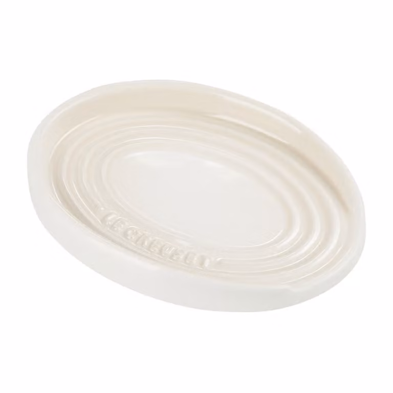 Le Creuset Ovale lepelhouder Meringue 15 cm