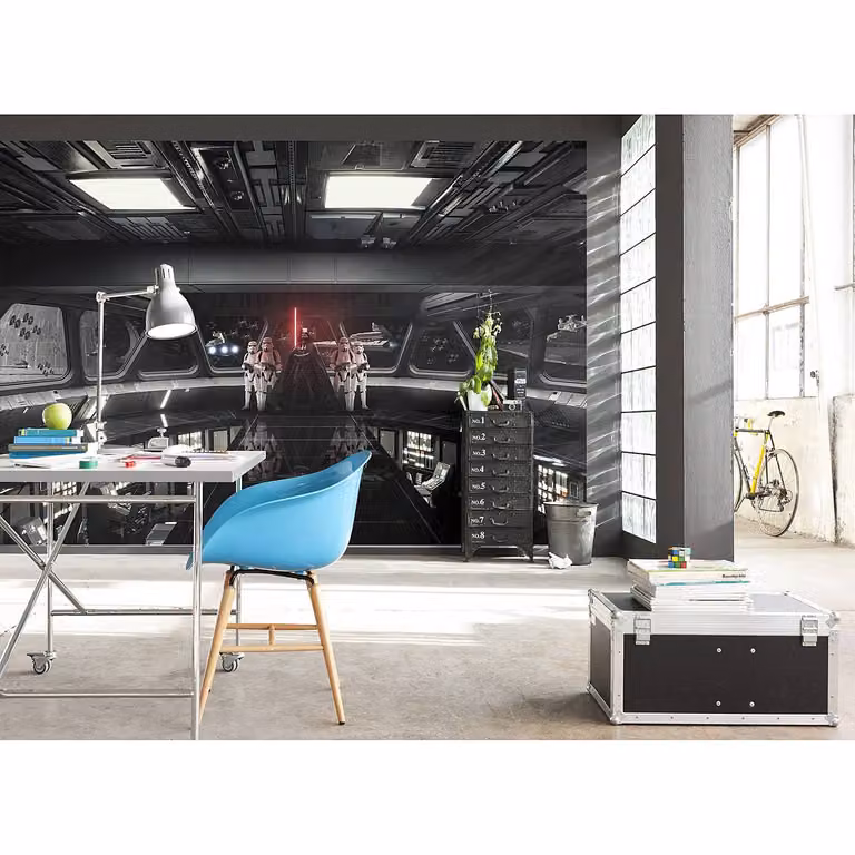 home24 Vliesbehang Star Wars Destroyer Deck Breedte: 400 cm, Hoogte: 260 cm