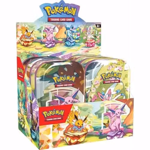 Pokémon TCG Scarlet & Violet Prismatic Evolutions Mini Tin Display (8 stuks)