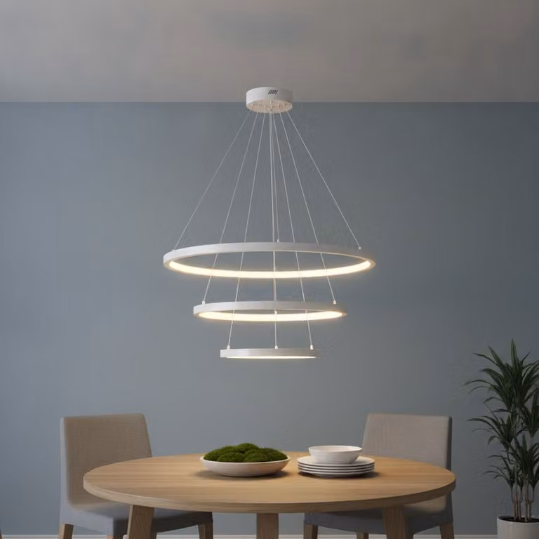Lyora Witte design hanglamp Empatia triple