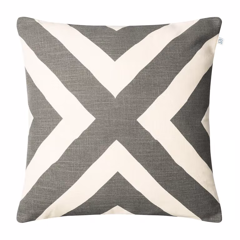 Chhatwal & Jonsson Impal Outdoor kussen grey/offwhite, 50 cm