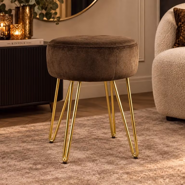 Countryfield Kruk Cheswold - Donkerbruin - Velvet - Goud/Bruin