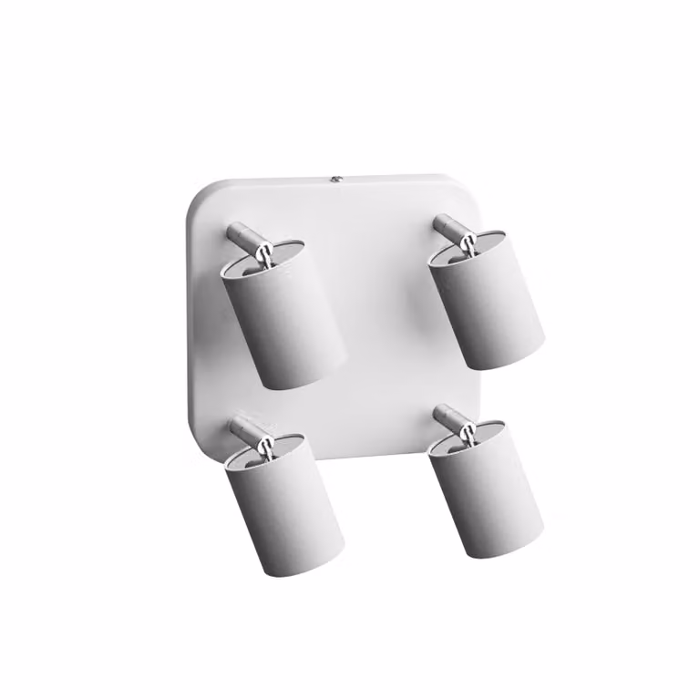 Lyora Eye 4-lichts spotlamp wit met chrome details