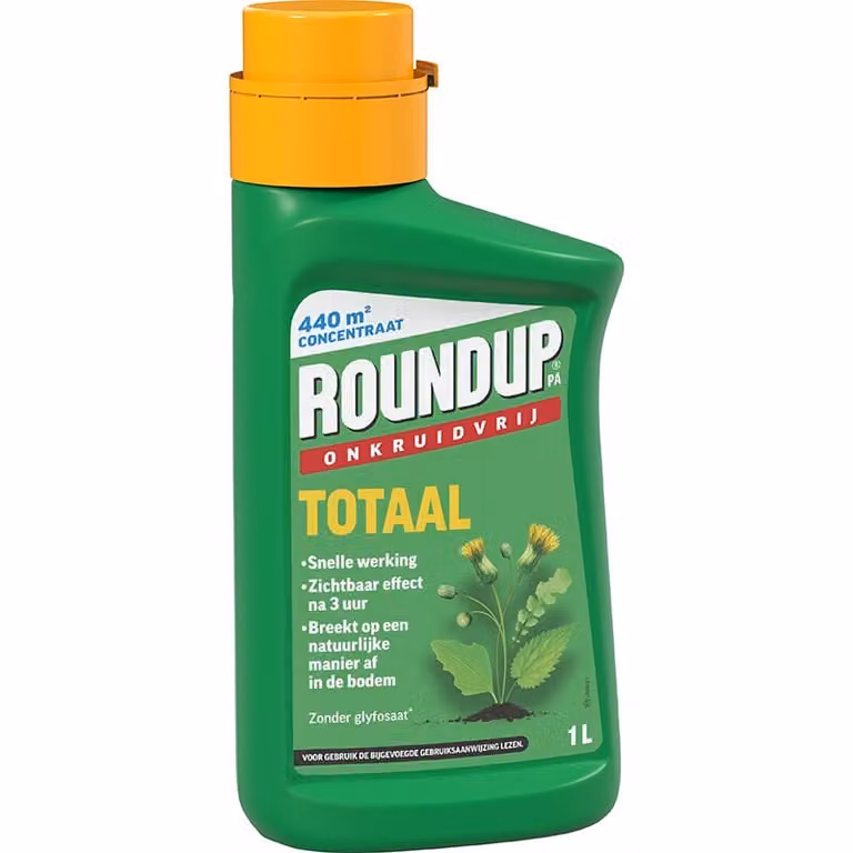 Roundup totaal onkruidvrij concentraat spray 1000 ml
