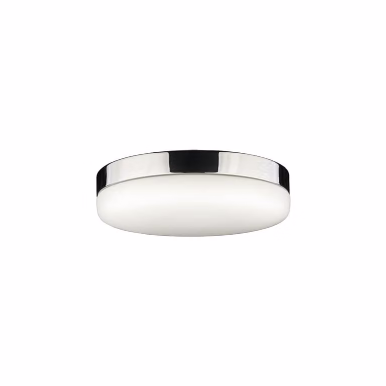 Lyora Kasai Plafondlamp met bewegingssensor in wit en chroom