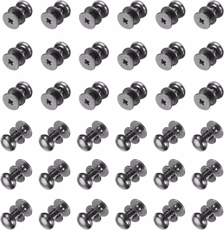 Zwarte mini handgrepen van zinklegering voor het vernieuwen van meubels - 6 mm