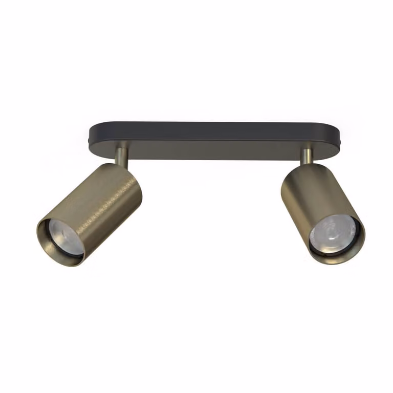 Lyora Dubbele opbouwspot Eye goud en zwart