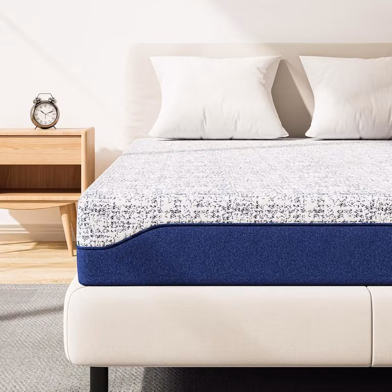 Merkloze Hybrid Matras met Wasbare Hoes, 2 Hardheden, 20 cm dikte, 90 x 200 cm
