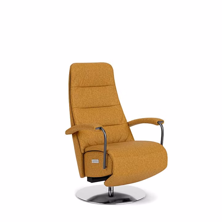 Prominent Sta-op-stoel C-100 met armleuningen - Goud - Textiel