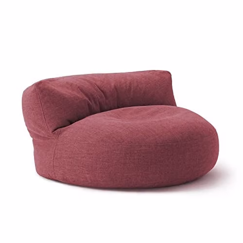 Lumaland Beanbag Lounge Zitzak Rood 320 l B/D/H: 90 x 50 cm