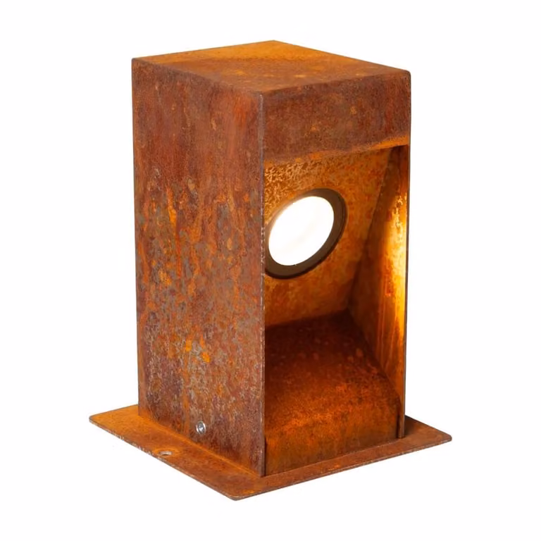 LightLux Padverlichting Gis Corten - Bruin - 18 cm