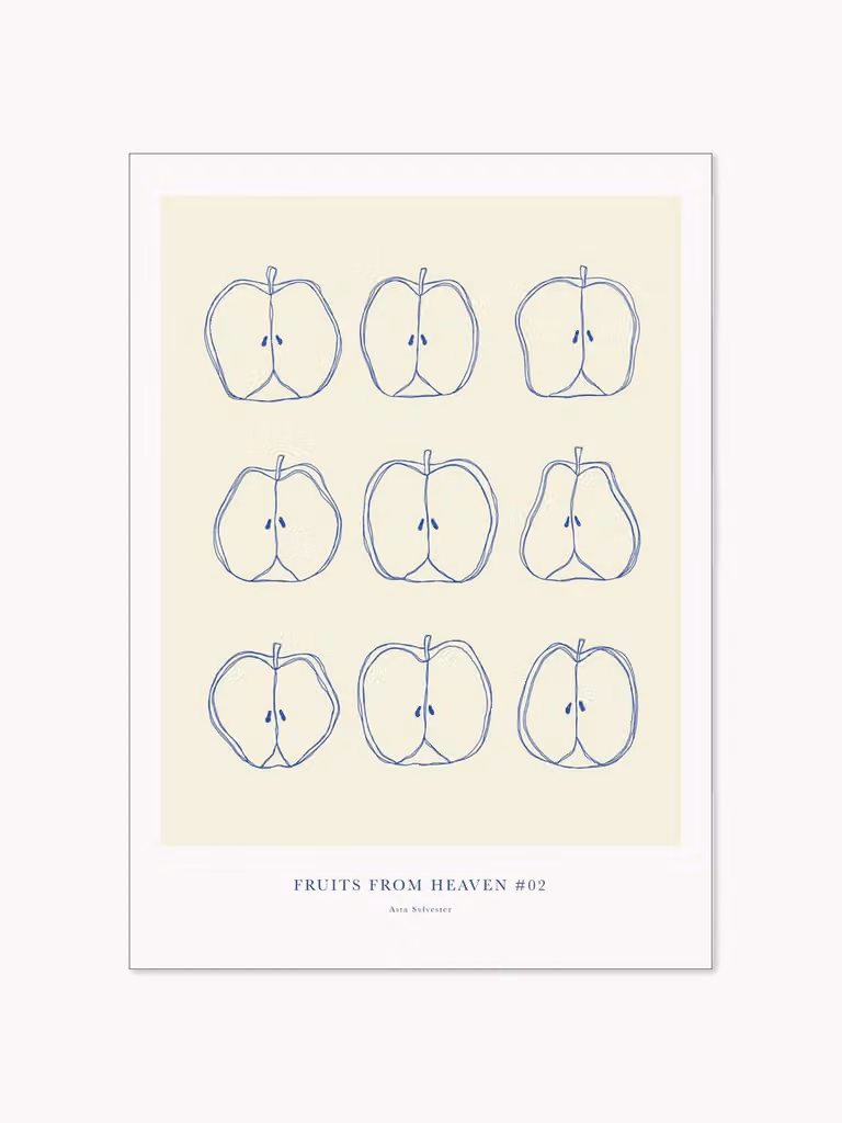 Poster Fruits From Heaven No. 2 met lijst
