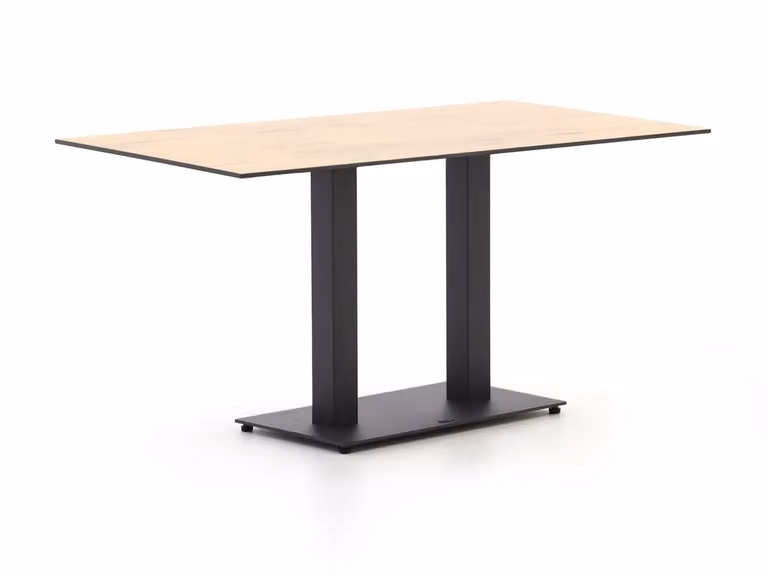 Forza Furniture Tuineettafel Forza - Rechthoekig - Bruin - HPL/Kunststof