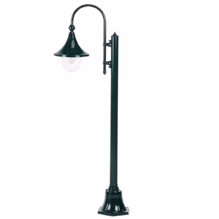 Klassieke staande tuinlamp Rimini groen van KS Verlichting