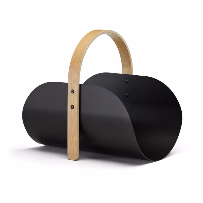 Cooee Design Woody houtmand Oak met open weefpatroon