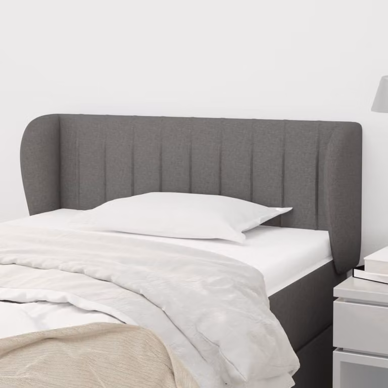 Verstelbaar bed hoofdbord met oren - Bed decoratie - B/D/H: 103 x 23 x 78/88 cm