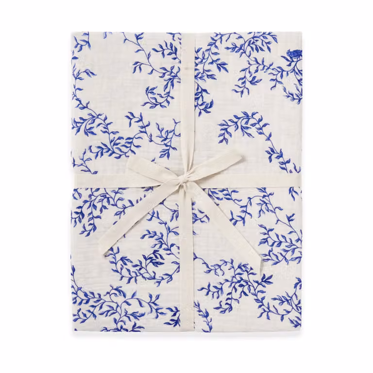 Garbo&Friends Jardim Muslin hoeslaken voor baby's B/D/H: 120 x 60 x 20 cm
