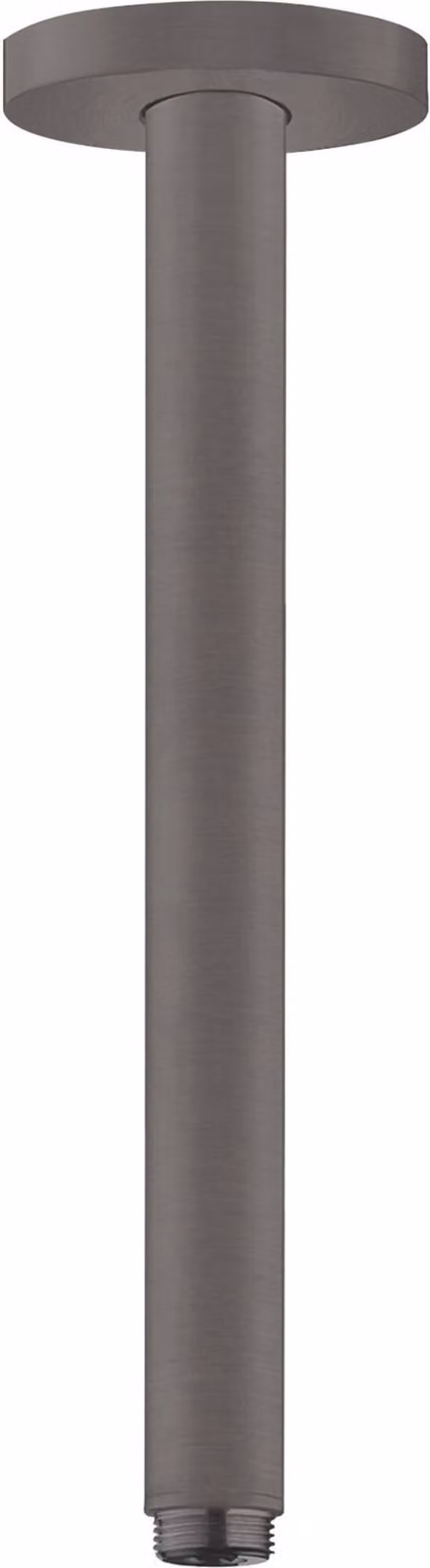 Hansgrohe Aansluitstuk voor vloer DN 15, lengte 300 mm, geborsteld zwart chroom