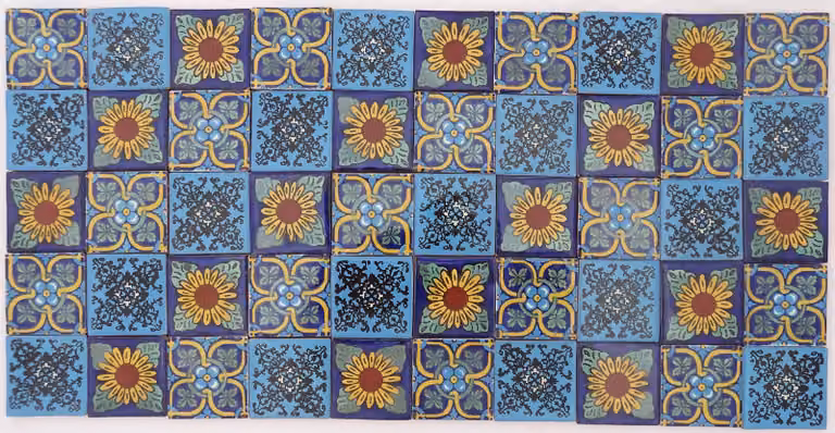 Dripio Wanddecoratie Blauw